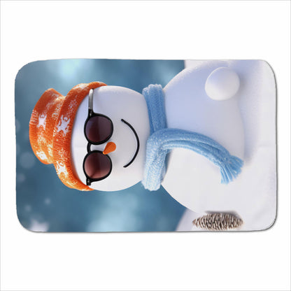 Smily Snowman Sherpa Blanket