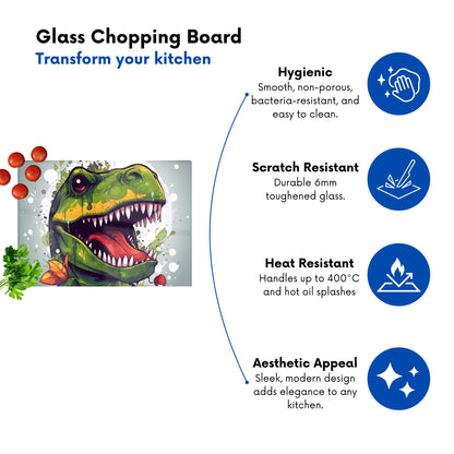 Laughing T Rex Chopping Board