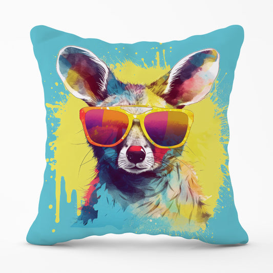 Splashart Wallaby In Glasses Cushions
