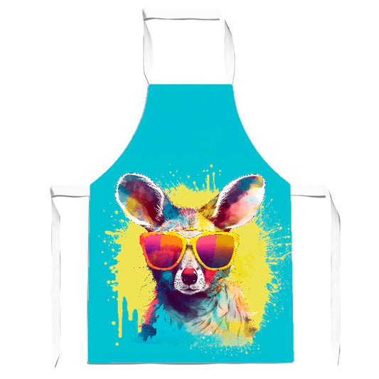 Splashart Wallaby In Glasses Apron
