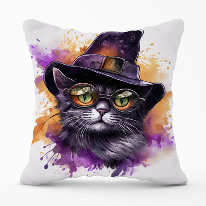 Splashart Longhaired Witches Cat Cushions