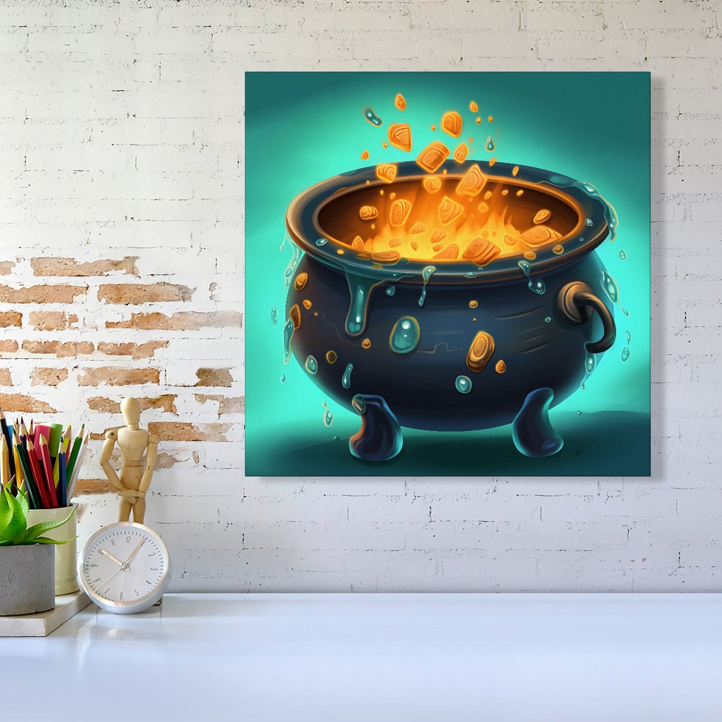 Bubbling Cauldron Splashart Canvas