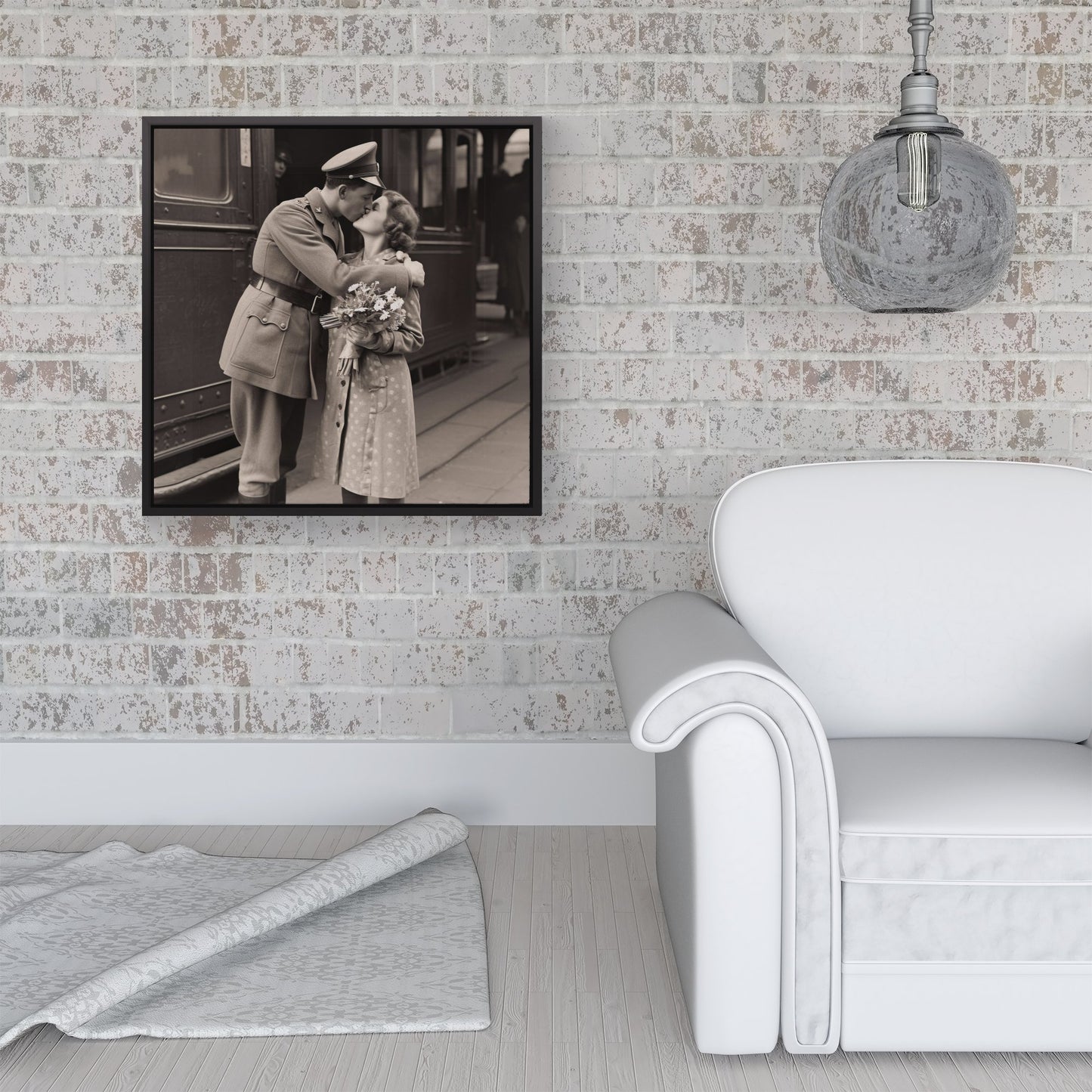 Time To Say Goodbye Framed Canvas