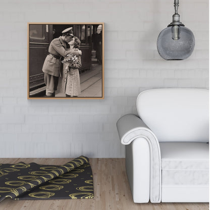 Time To Say Goodbye Framed Canvas