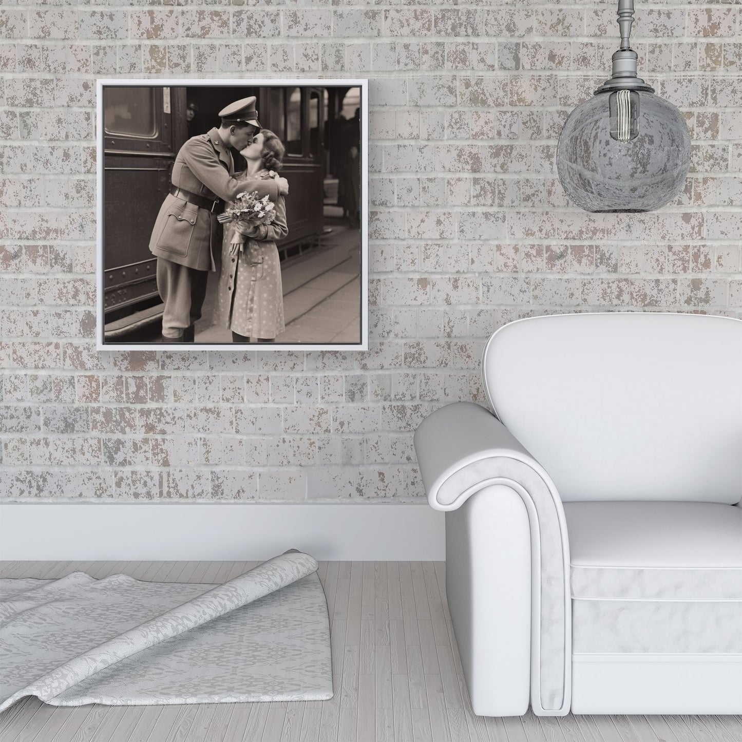 Time To Say Goodbye Framed Canvas