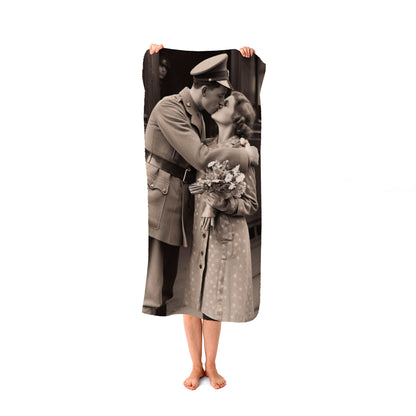 Time To Say Goodbye Beach Towel