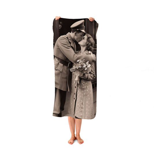 Time To Say Goodbye Beach Towel