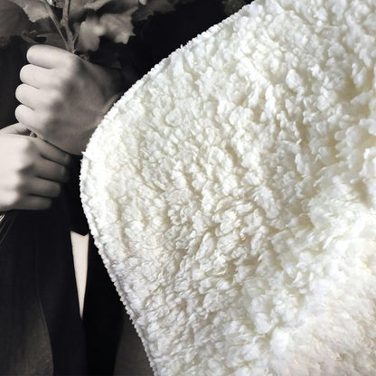 A Kiss Goodbye Sherpa Blanket