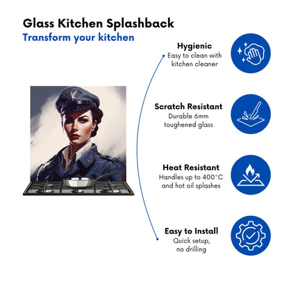 Defiant Strength Kitchen Splashback