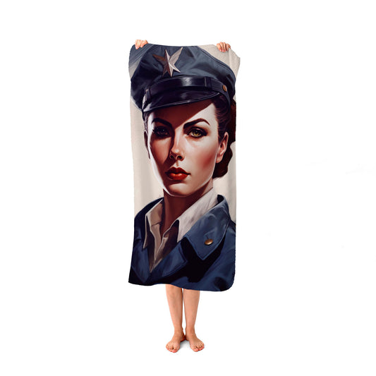 Defiant Strength Beach Towel