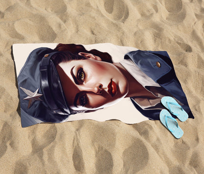 Defiant Strength Beach Towel