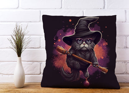 Cat And A Broom Cushions