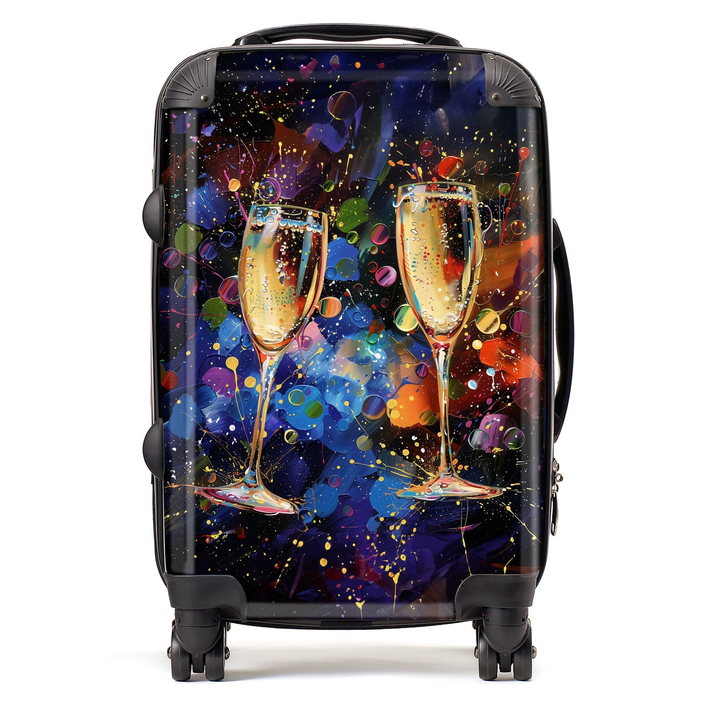 Splashart Champagne Flutes Suitcase