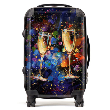 Splashart Champagne Flutes Suitcase