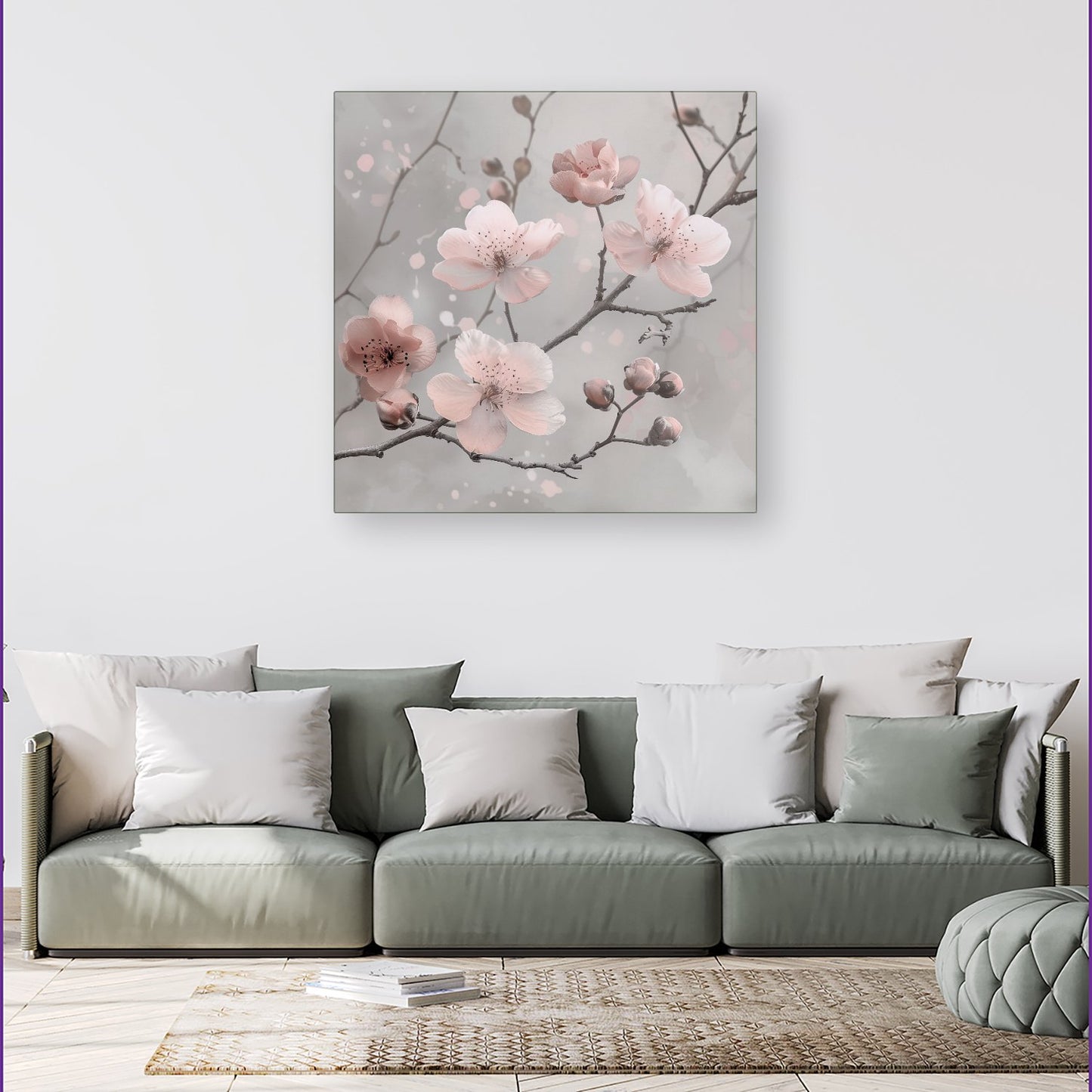 Delicate Spring Blossom Canvas