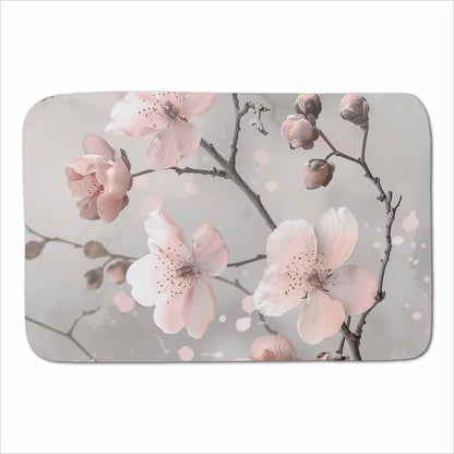 Delicate Spring Blossom Sherpa Blanket