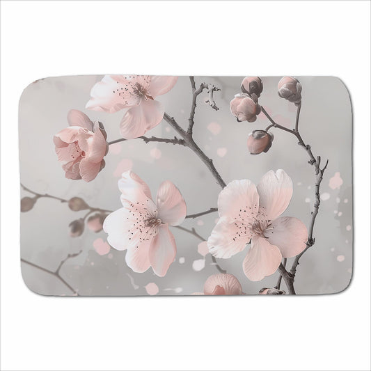 Delicate Spring Blossom Sherpa Blanket
