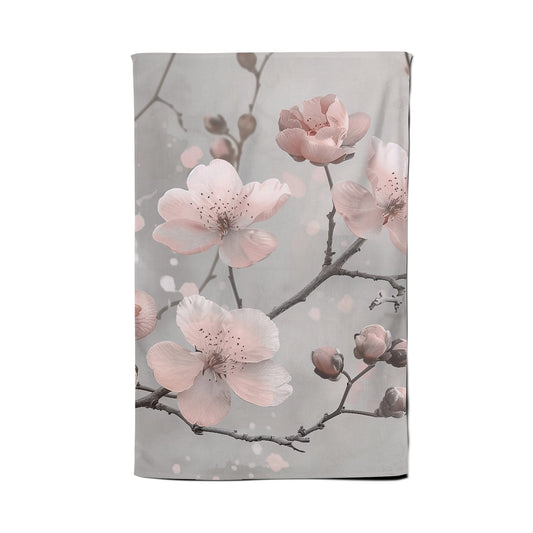 Delicate Spring Blossom Tea Towel