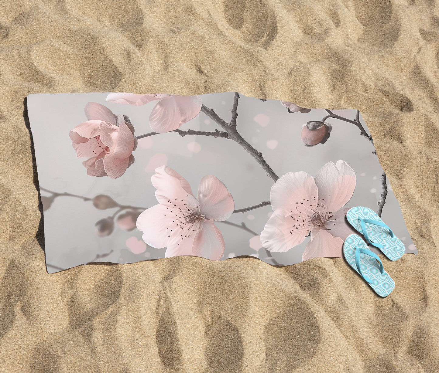 Delicate Spring Blossom Beach Towel