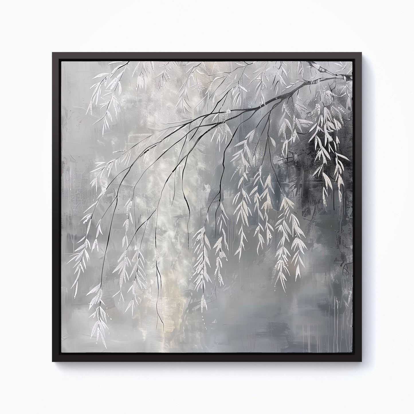 Wintery Tree Framed Canvas
