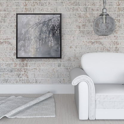 Wintery Tree Framed Canvas