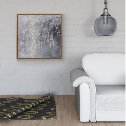 Wintery Tree Framed Canvas