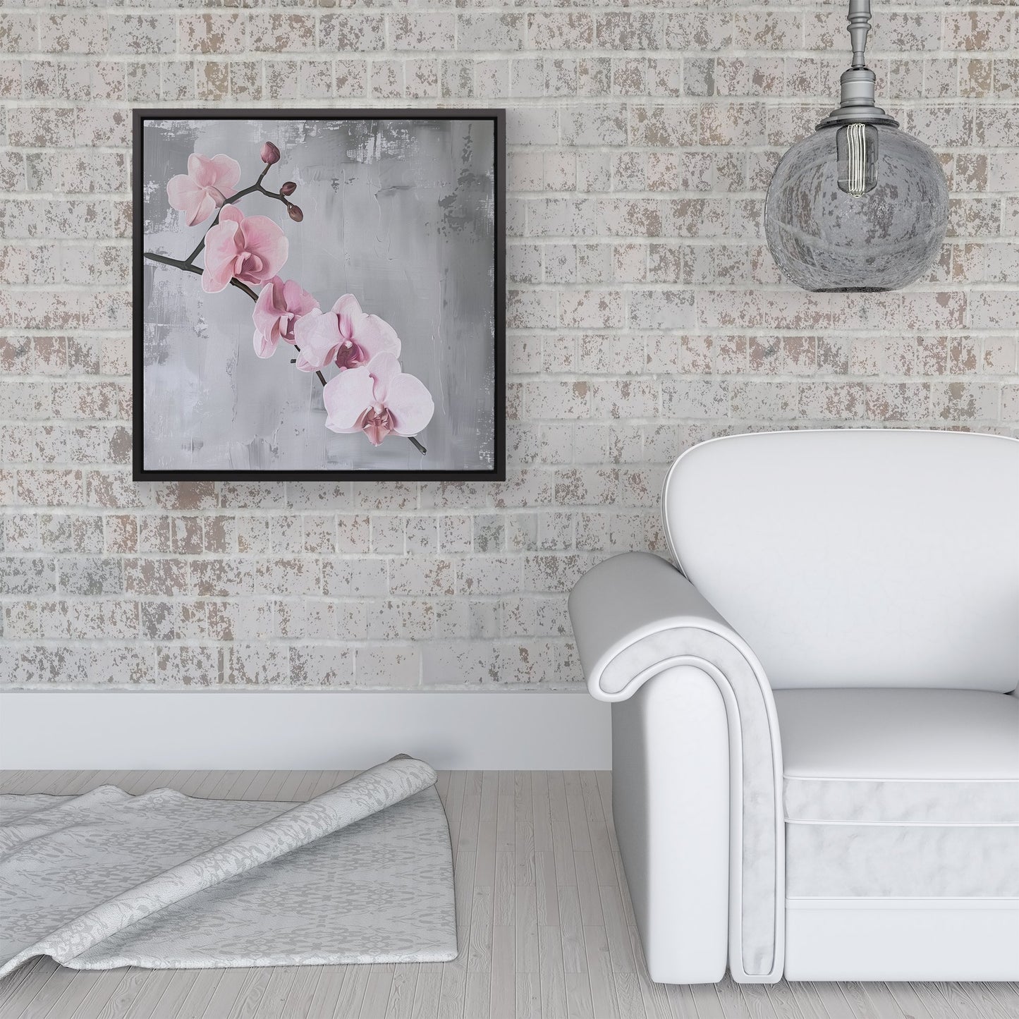 Blossom On A Branch Framed Canvas