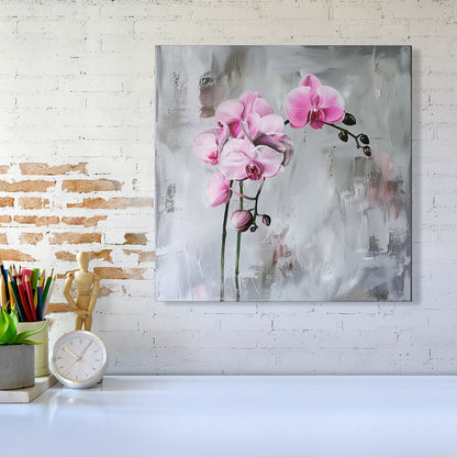 Pink Orchids Canvas