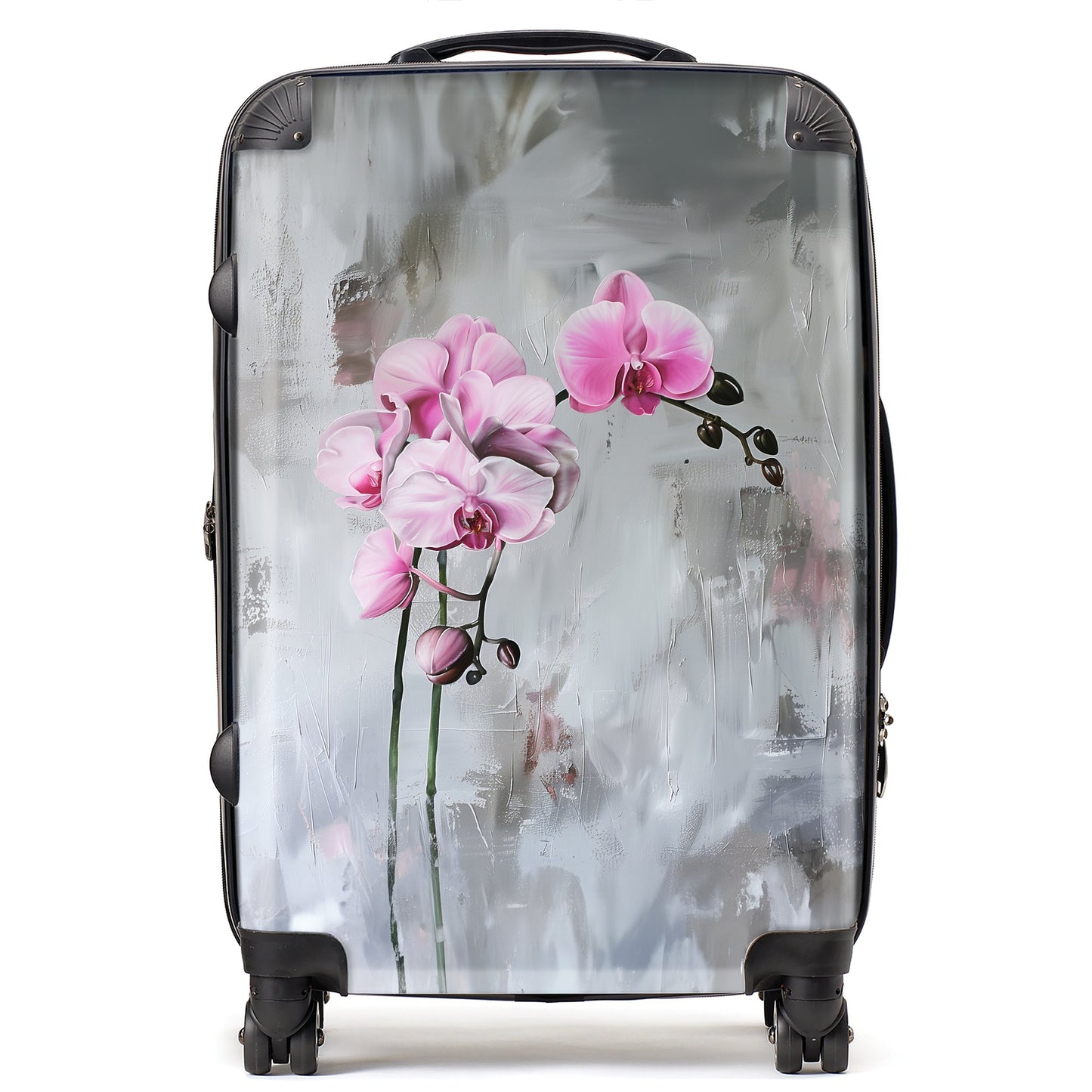 Pink Orchids Suitcase