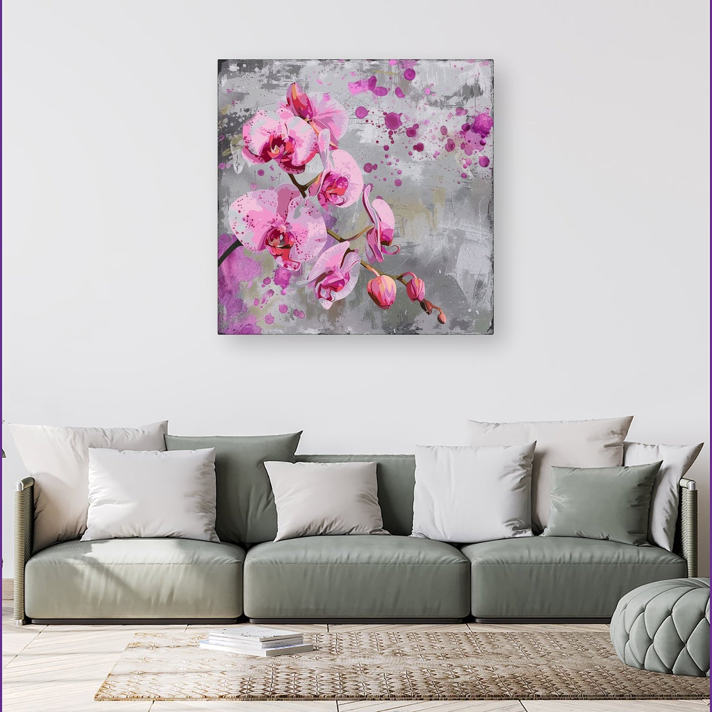 Orchids Splashart Canvas
