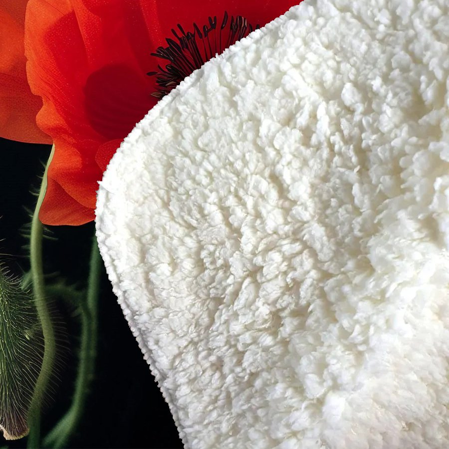 Poppies Sherpa Blanket