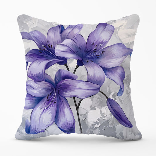 Purple Lilies Cushions