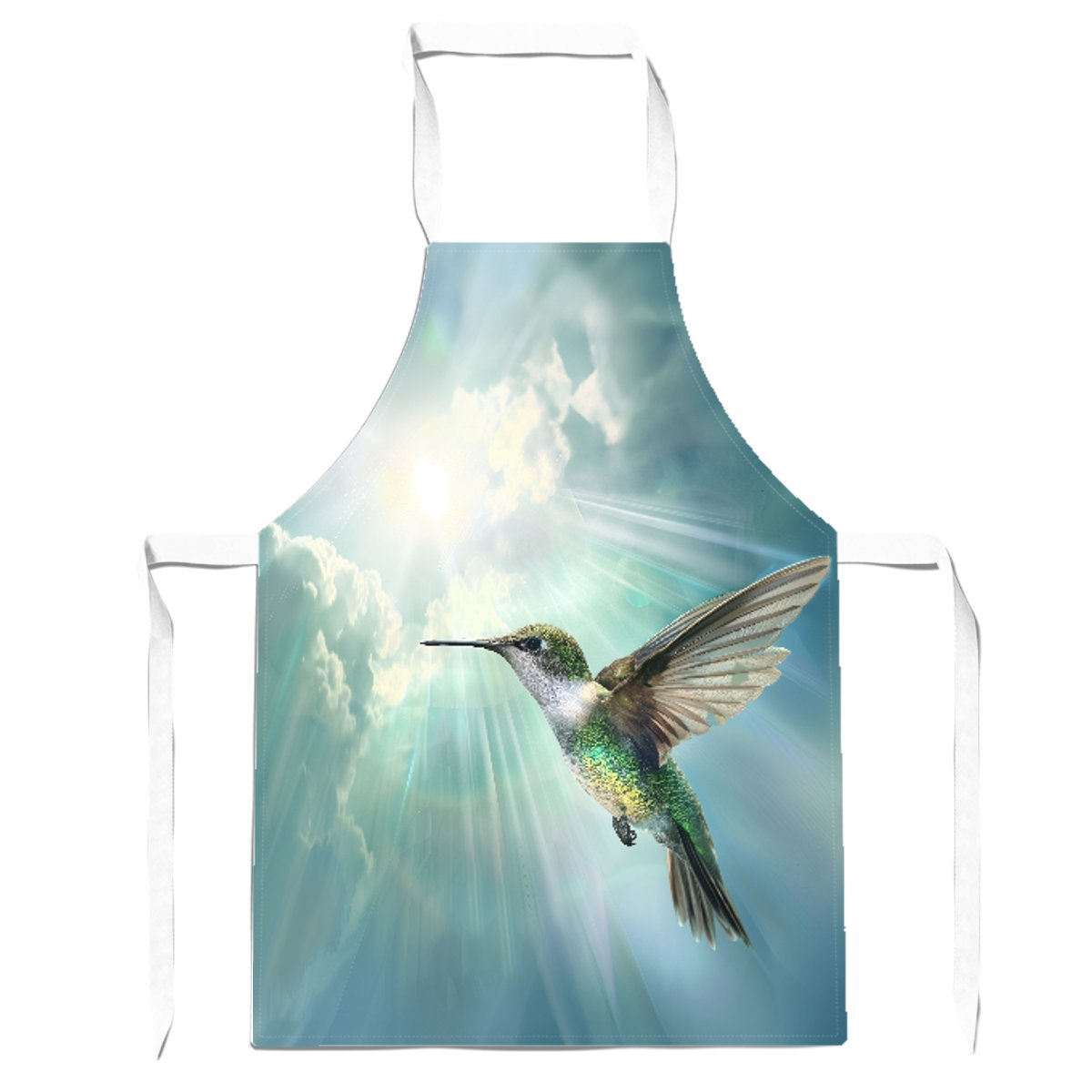 Hummingbird In A Beautiful Sky Apron