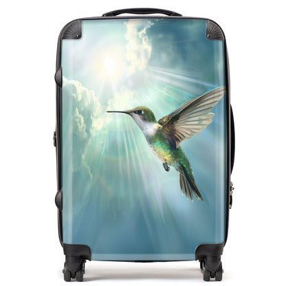 Hummingbird In A Beautiful Sky Suitcase