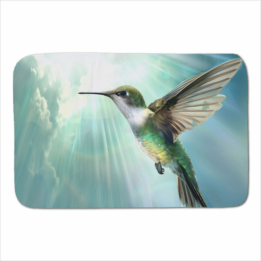 Hummingbird In A Beautiful Sky Sherpa Blanket