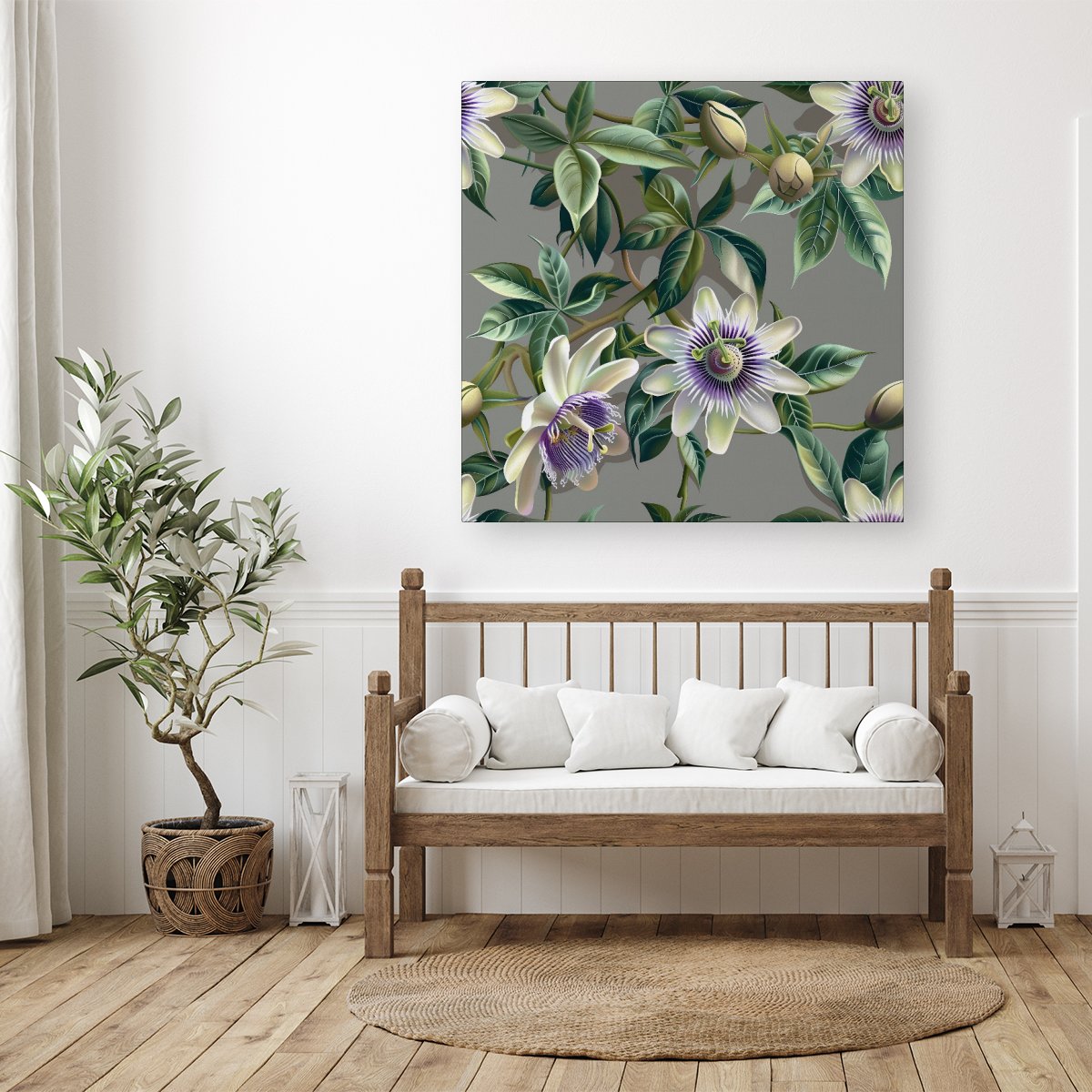 Passion Flowers Canvas