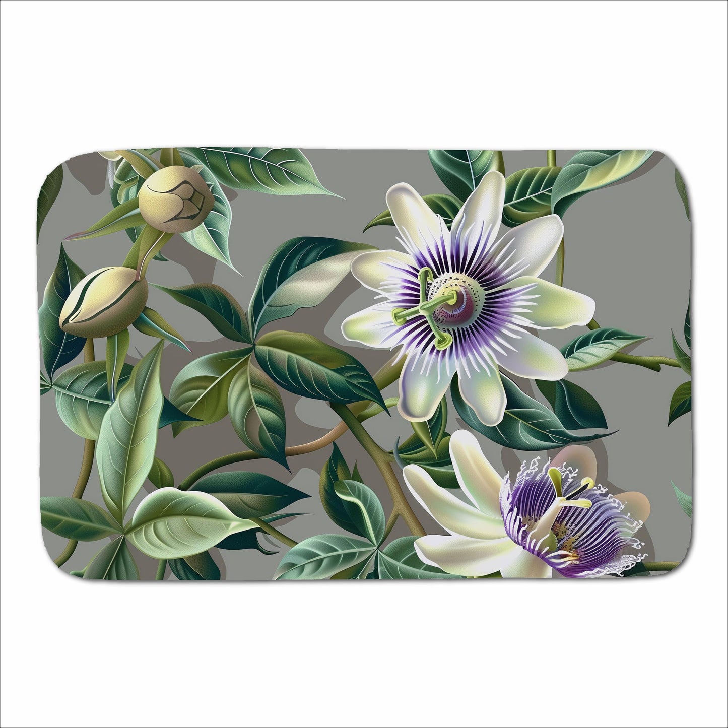 Passion Flowers Sherpa Blanket