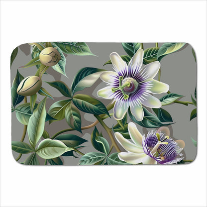 Passion Flowers Sherpa Blanket
