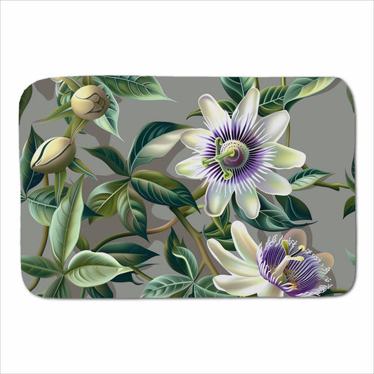Passion Flowers Sherpa Blanket