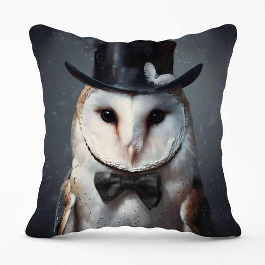 Owl In A Top Hat Cushions