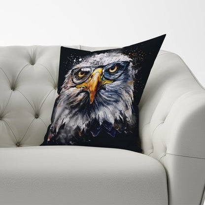 Eagle In Glasses Splashart Cushions