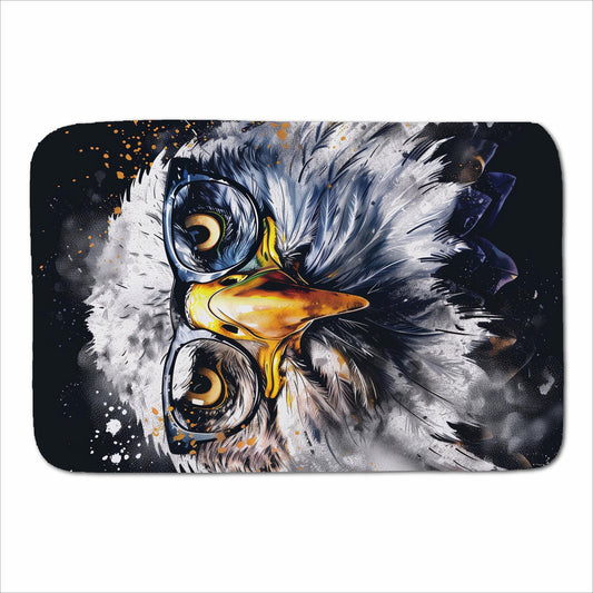 Eagle In Glasses Splashart Sherpa Blanket