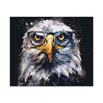 Eagle In Glasses Splashart Kitchen Splashback