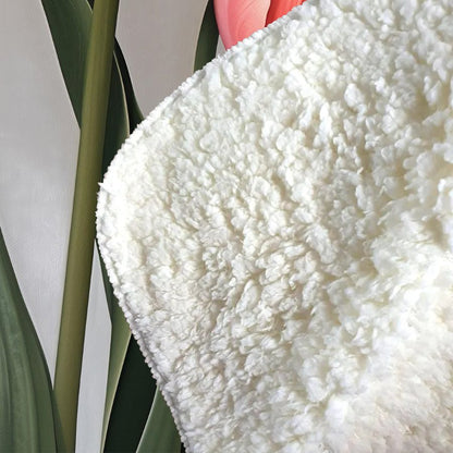 Spring Tulips Sherpa Blanket