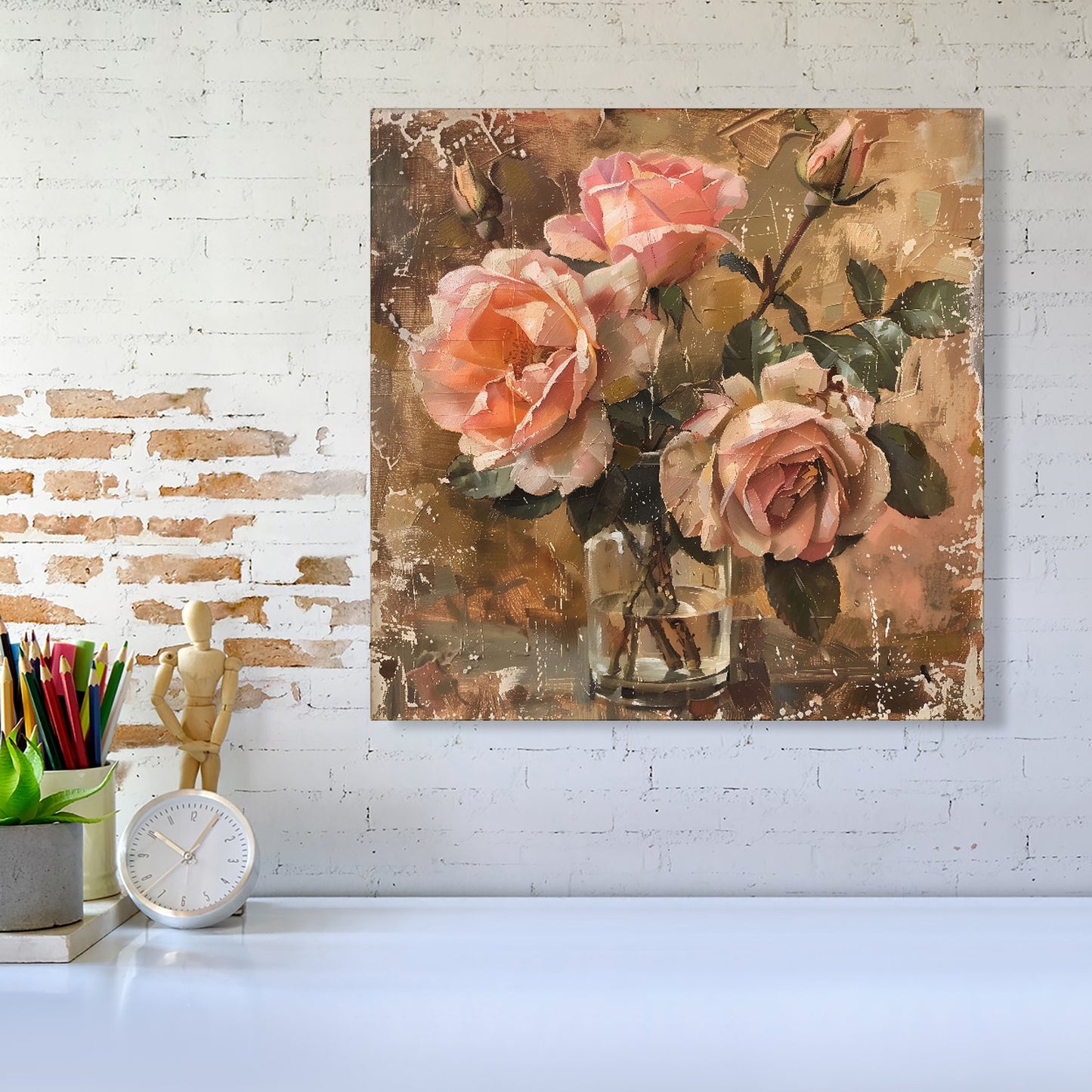 Vintage Roses Canvas