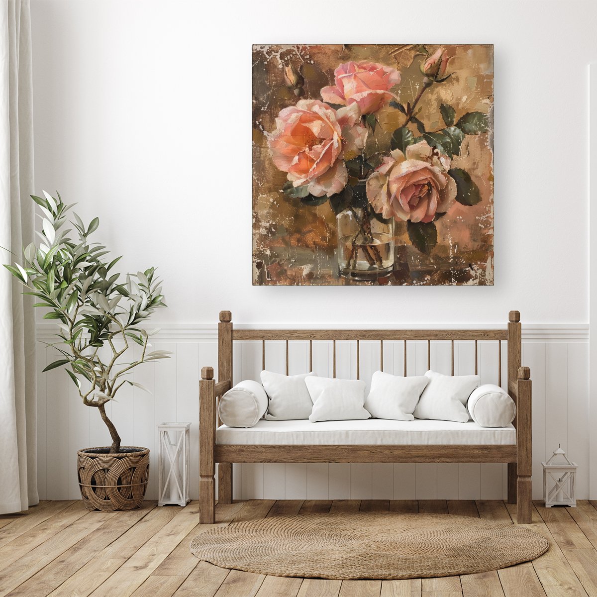Vintage Roses Canvas
