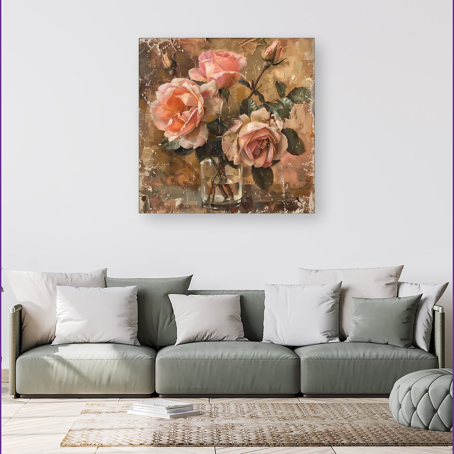 Vintage Roses Canvas