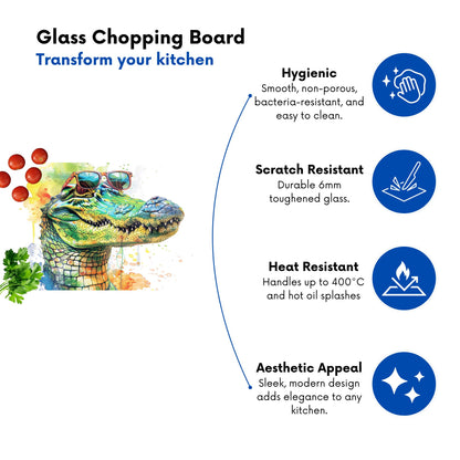 Cool Crocodile Chopping Board