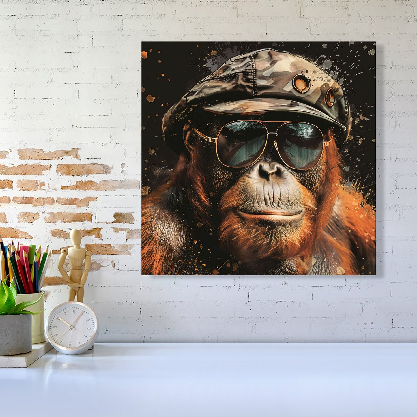 Cool Orangutan Canvas