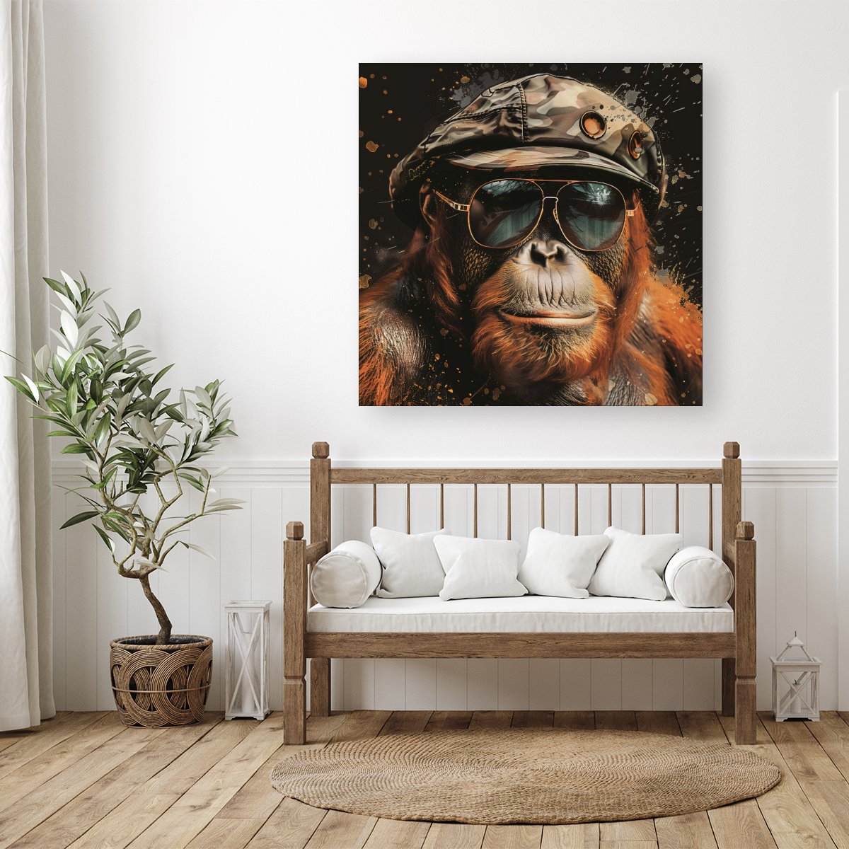 Cool Orangutan Canvas